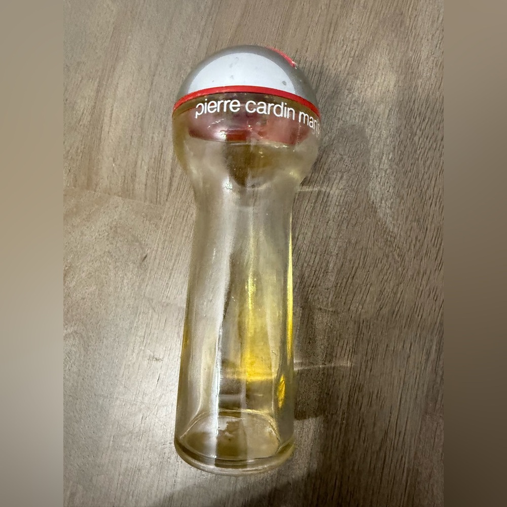 Pierre Cardin Man's Cologne 2 Fl Oz Size Bottle With Chrome Dome-Shaped Lid